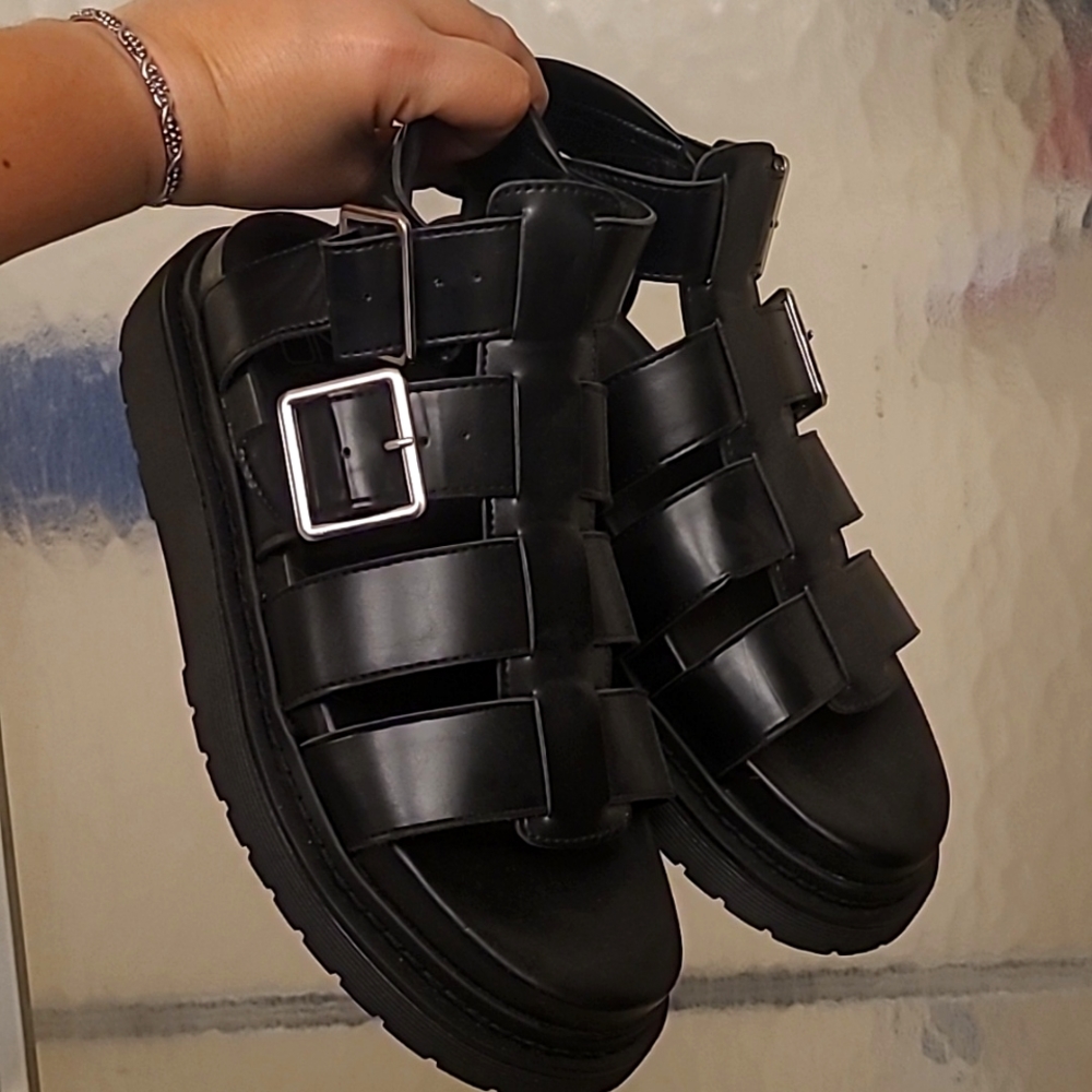 Chunky Strappy Sandals